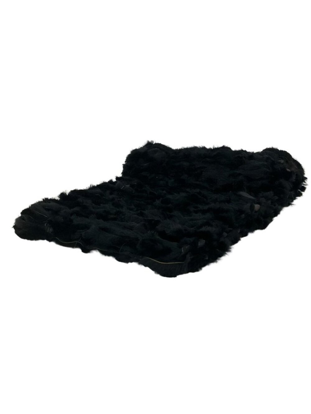 Fendi Shawl Black Fur Scarf